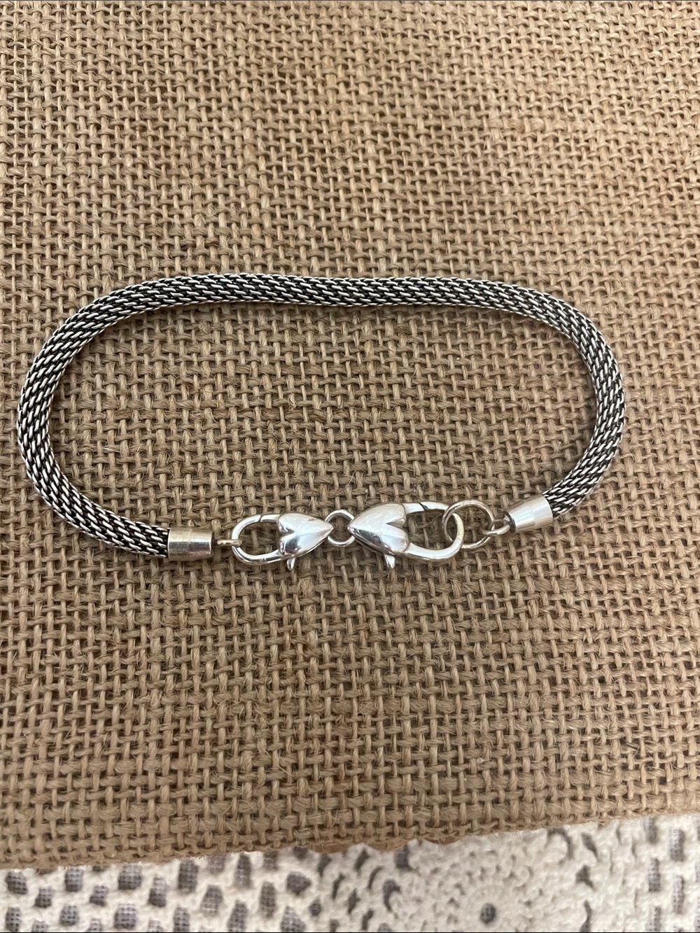Brighton Beverly Glam mesh charm bracelet